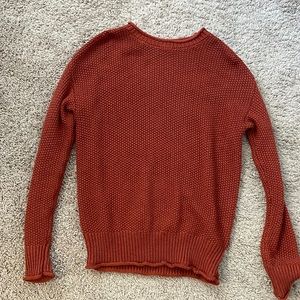 Knitted crew sweater